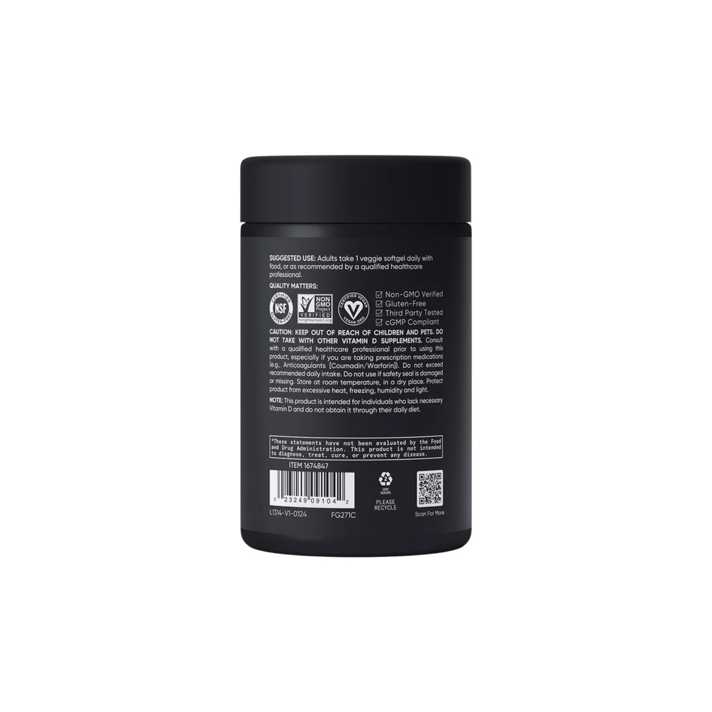 Sports Research Vitamina K2 + D3 Premium Original EEUU