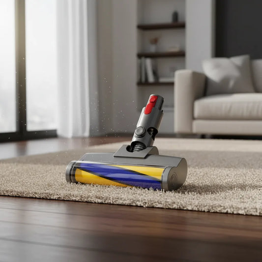 Cepillo Motorizado Antiácaros Compatible Dyson Verde