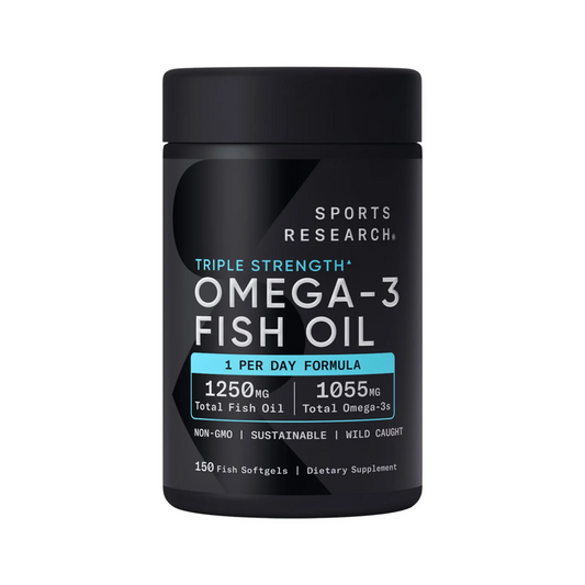 Sports Research Omega 3 1250mg 150 Caps - Rinde 5 Meses