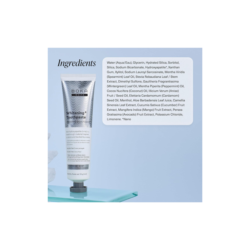 Boka Whitening Fluoride Free Nano Hydroxyapatite