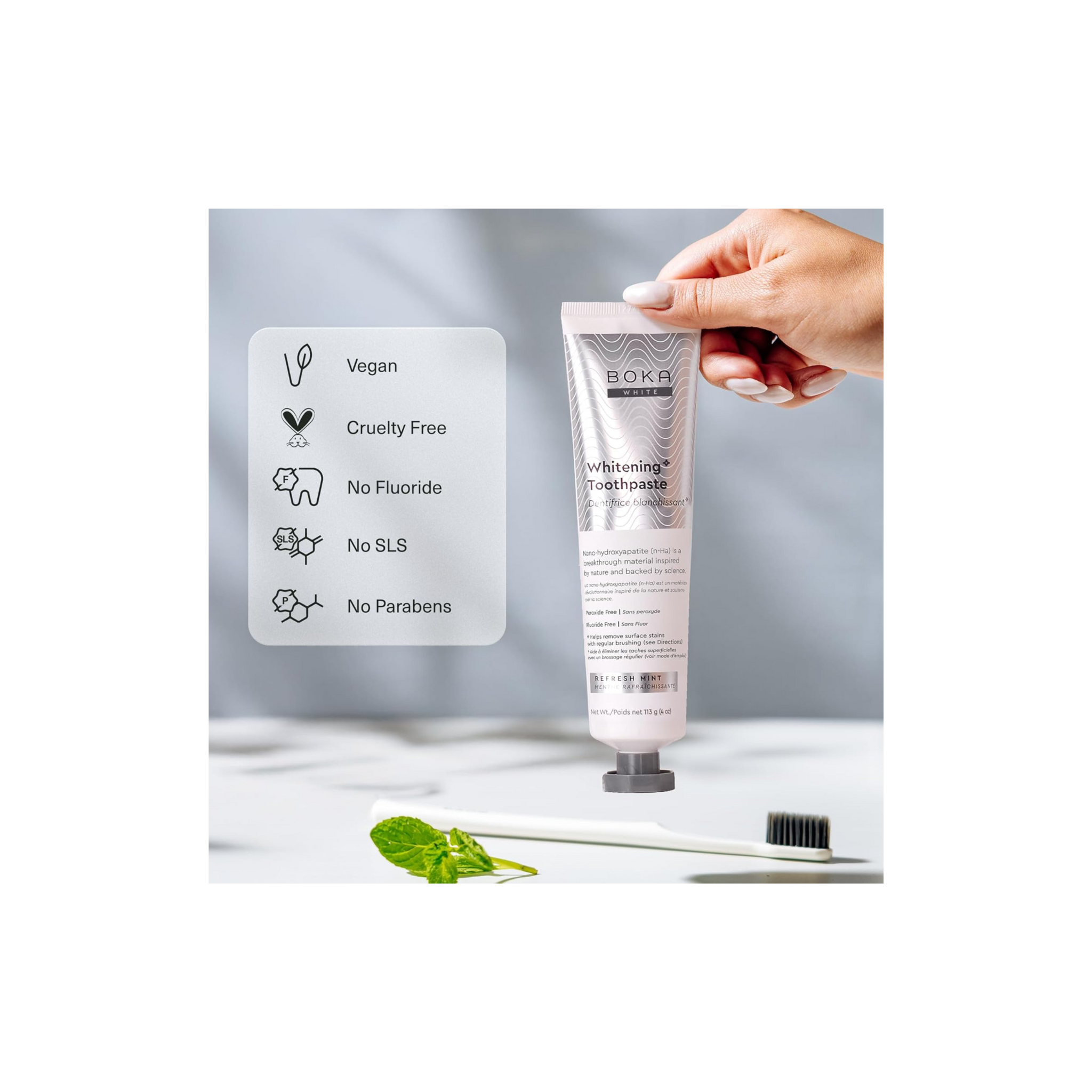 Boka Whitening Fluoride Free Nano Hydroxyapatite