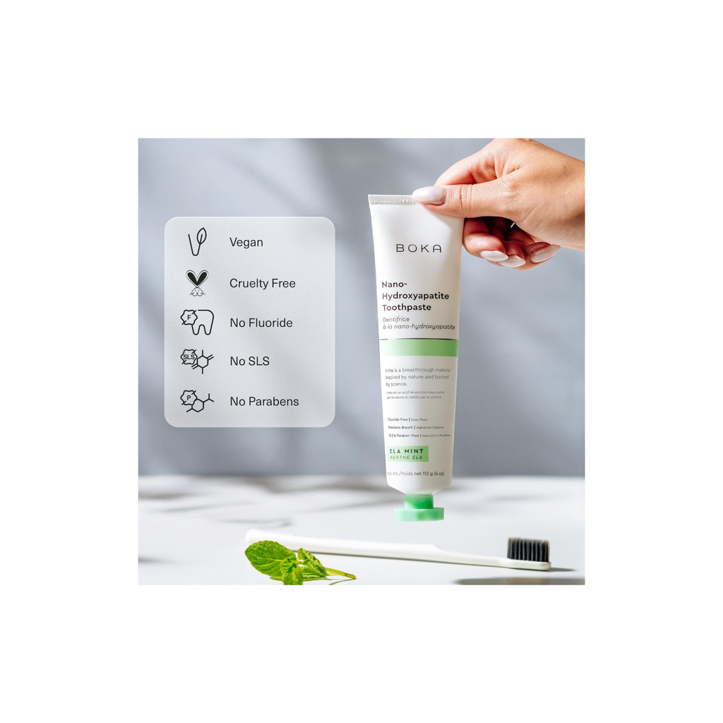 Boka Ela Mint- Fluoride Free Nano Hydroxyapatite