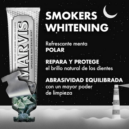 Pasta Dental Marvis Smokers Whitening Mint - 85ml