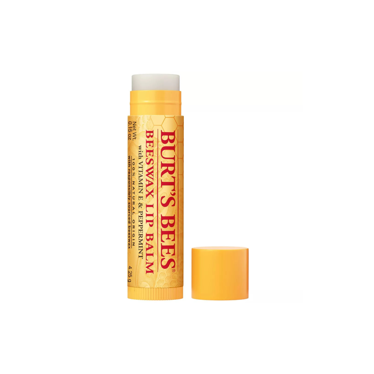 Burt's Bees Beeswax Lip Balm bálsamo labial con cera de abejas