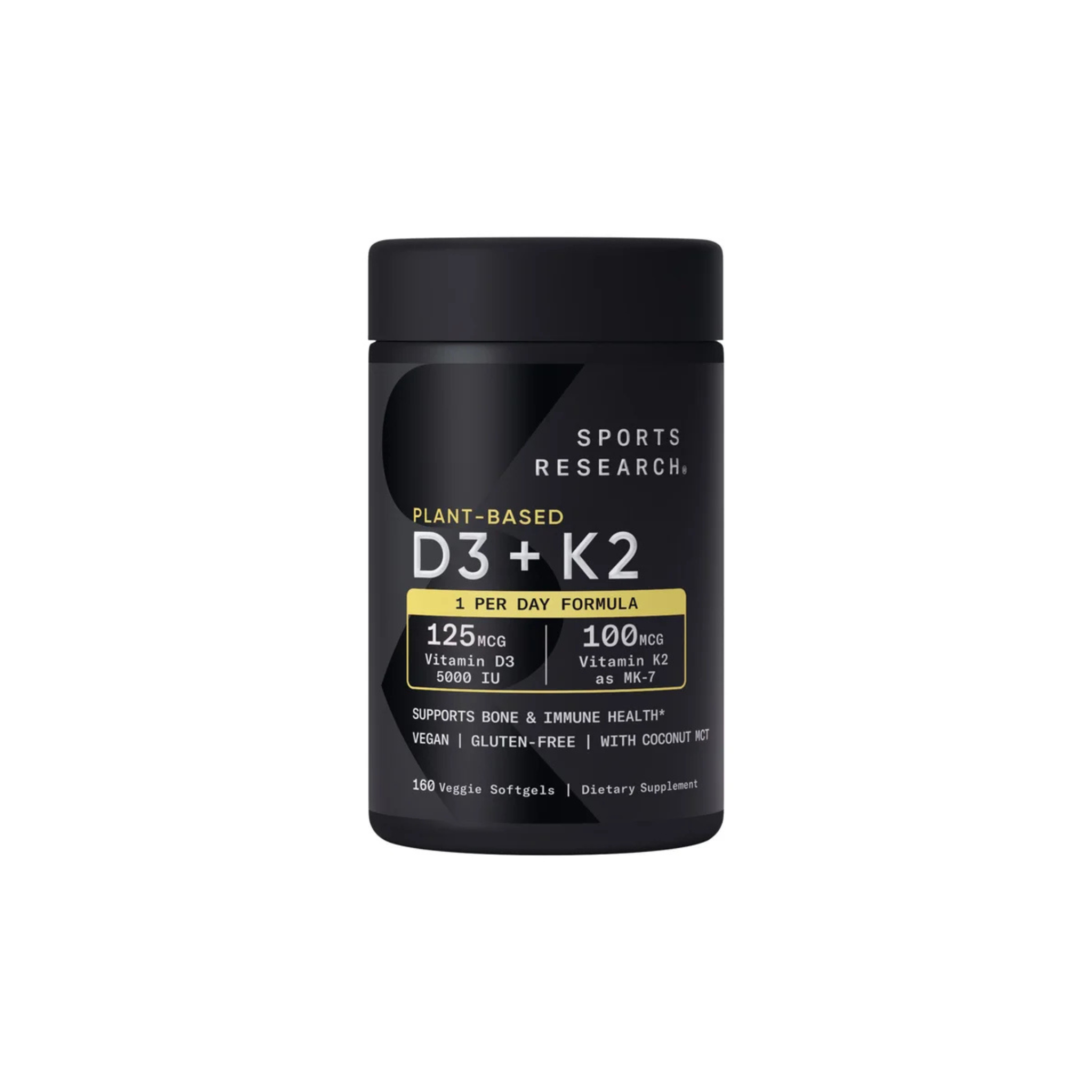 Sports Research Vitamina K2 + D3 Premium Original EEUU