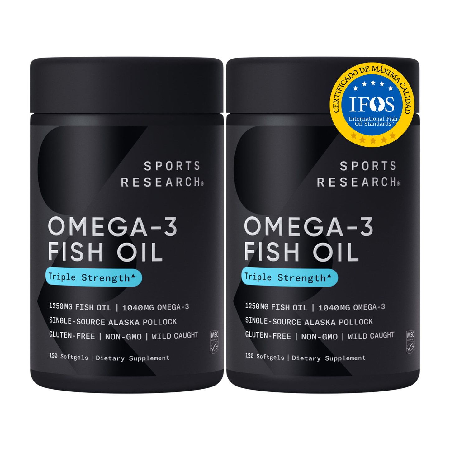 Sports Research Omega 3 Premium 1250mg Original EEUU