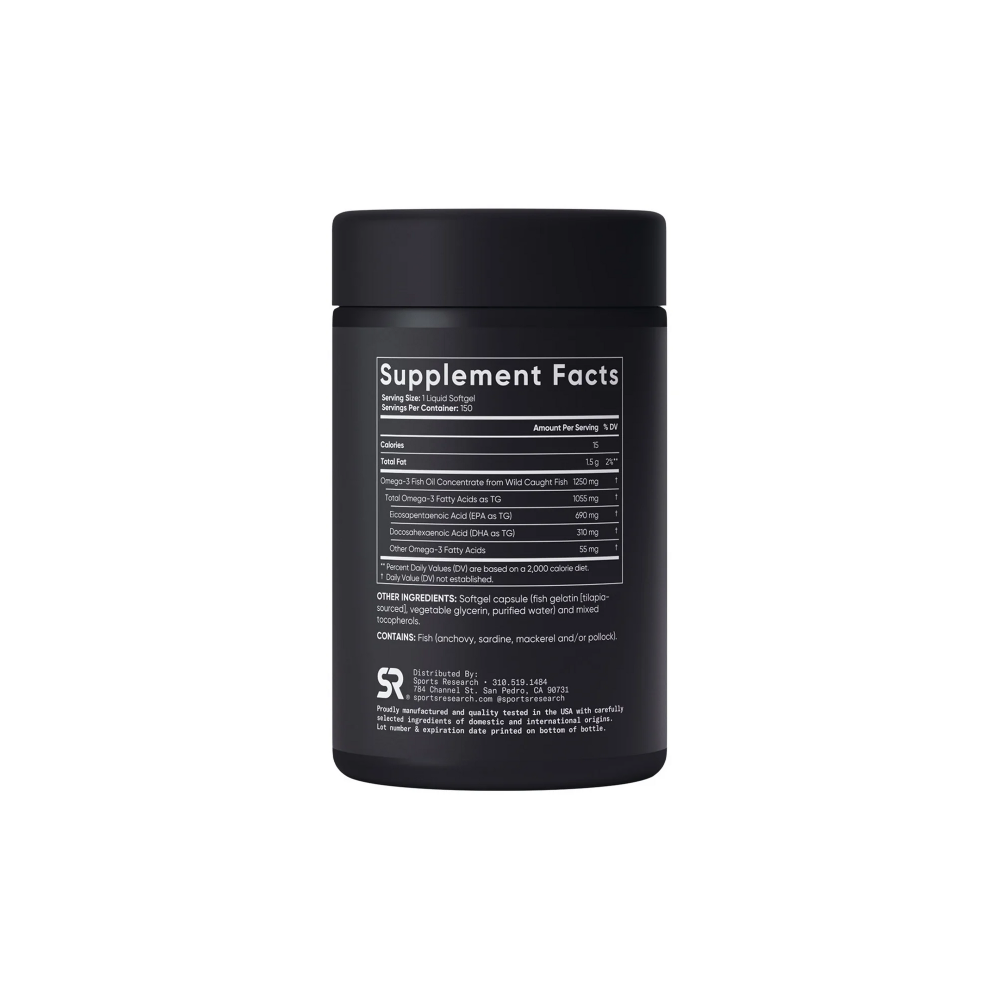 Sports Research Omega 3 Premium 1250mg Original EEUU