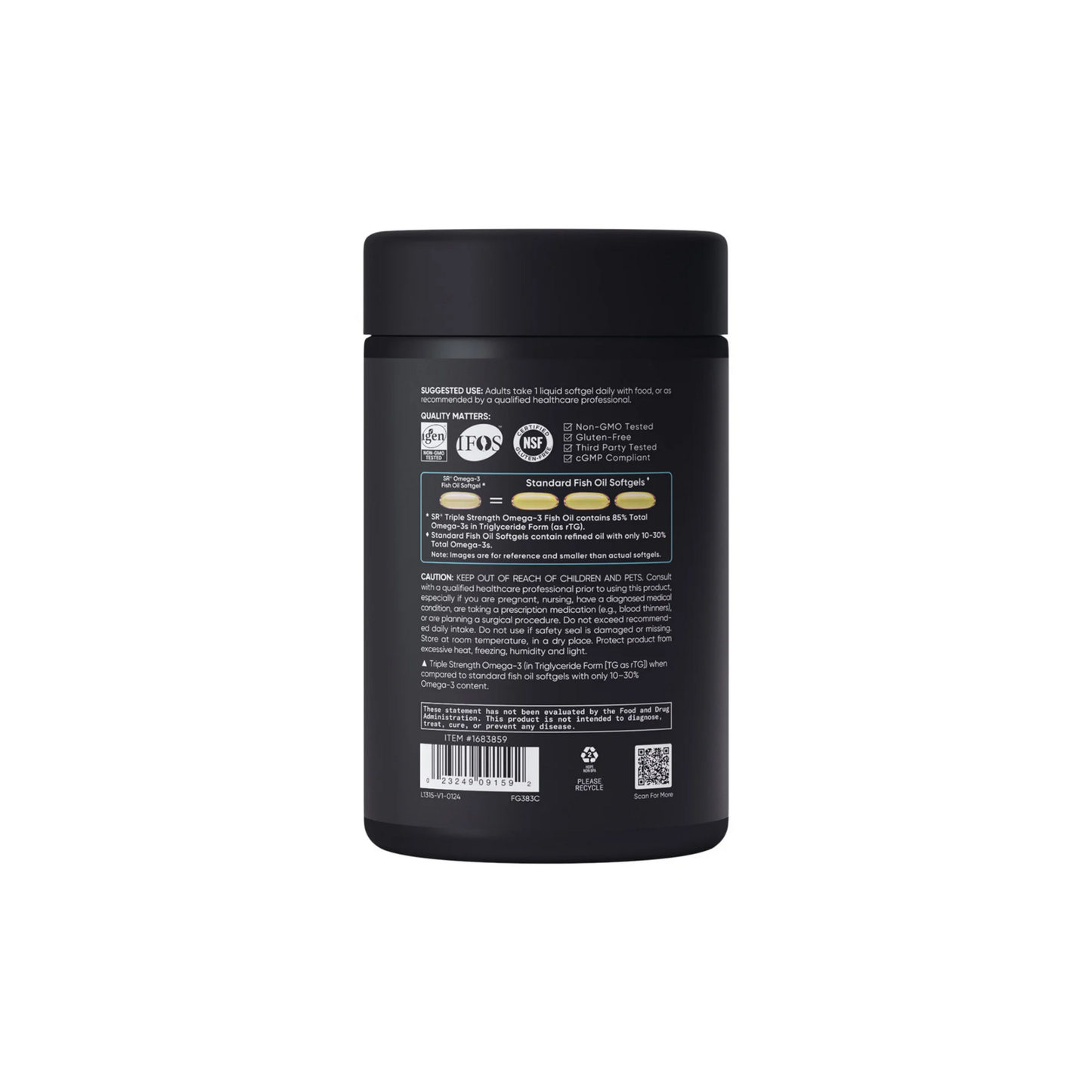 Sports Research Omega 3 Premium 1250mg Original EEUU