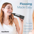 Aquasonic Aqua Flosser Irrigador Bucal Recargable Original