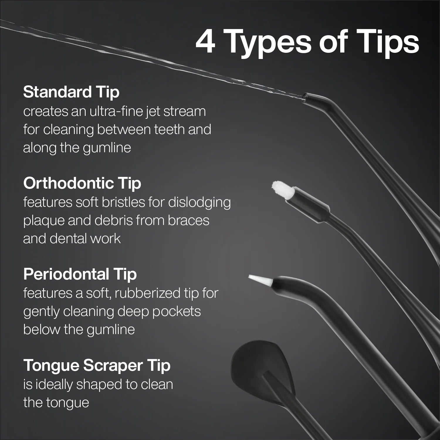 Aquasonic Aqua Flosser Irrigador Bucal Recargable Original