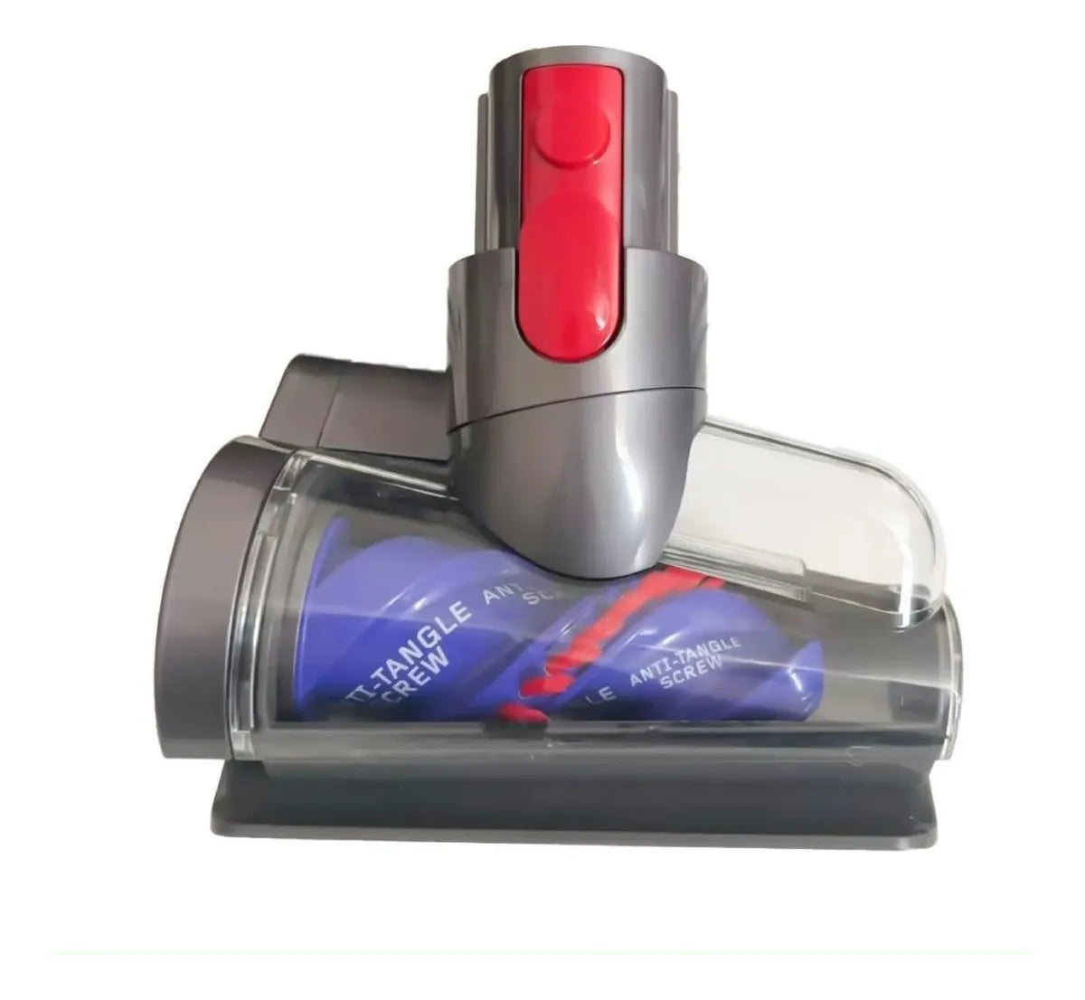 Mini Cepillo Motorizado Antiácaros Compatible Dyson Transparente