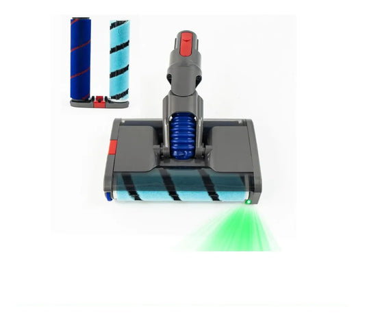 Cepillo Motorizado Doble Rodillo Compatible Dyson Gris