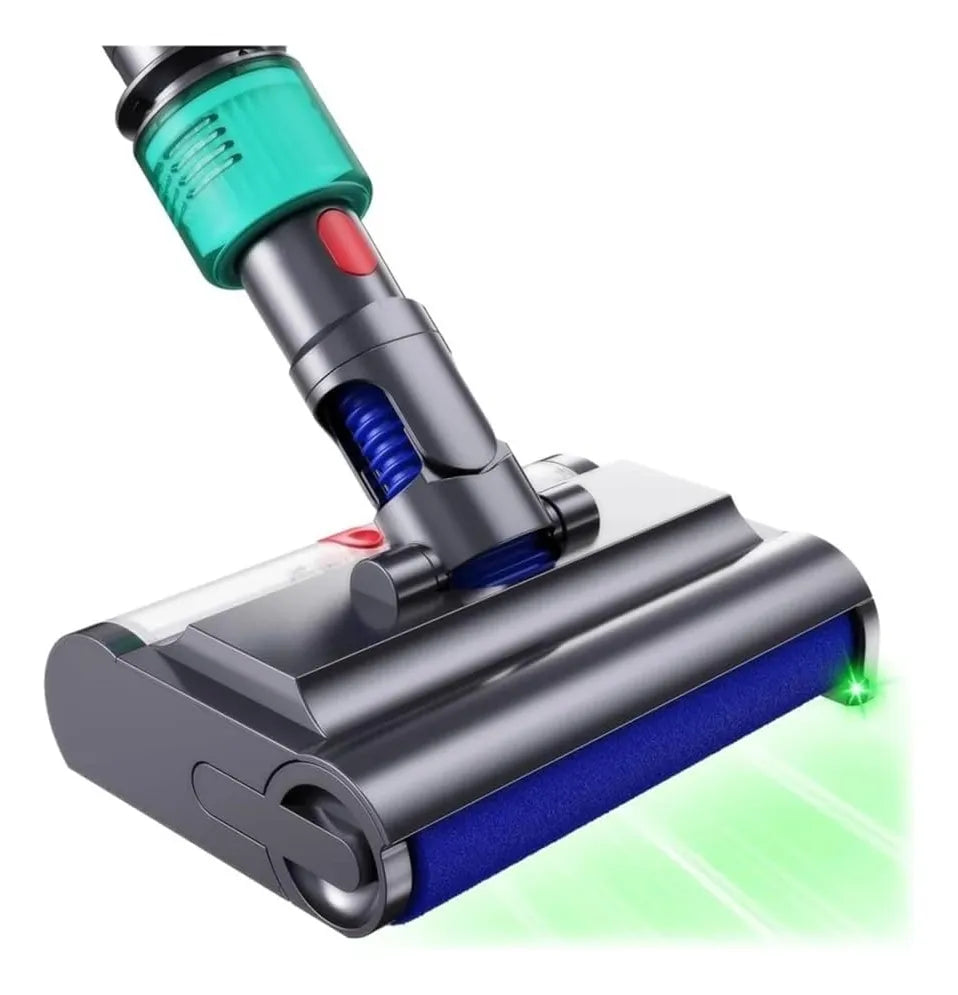 Cepillo Motorizado Rodillos Compatible Dyson Turquesa