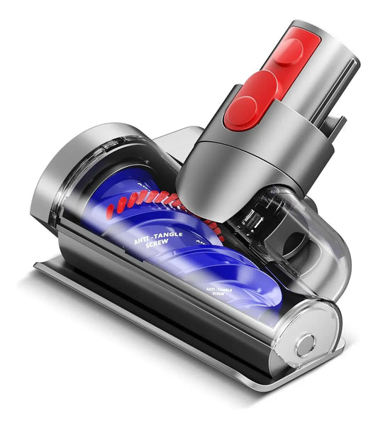 Mini Cepillo Motorizado Compatible Dyson Plateado