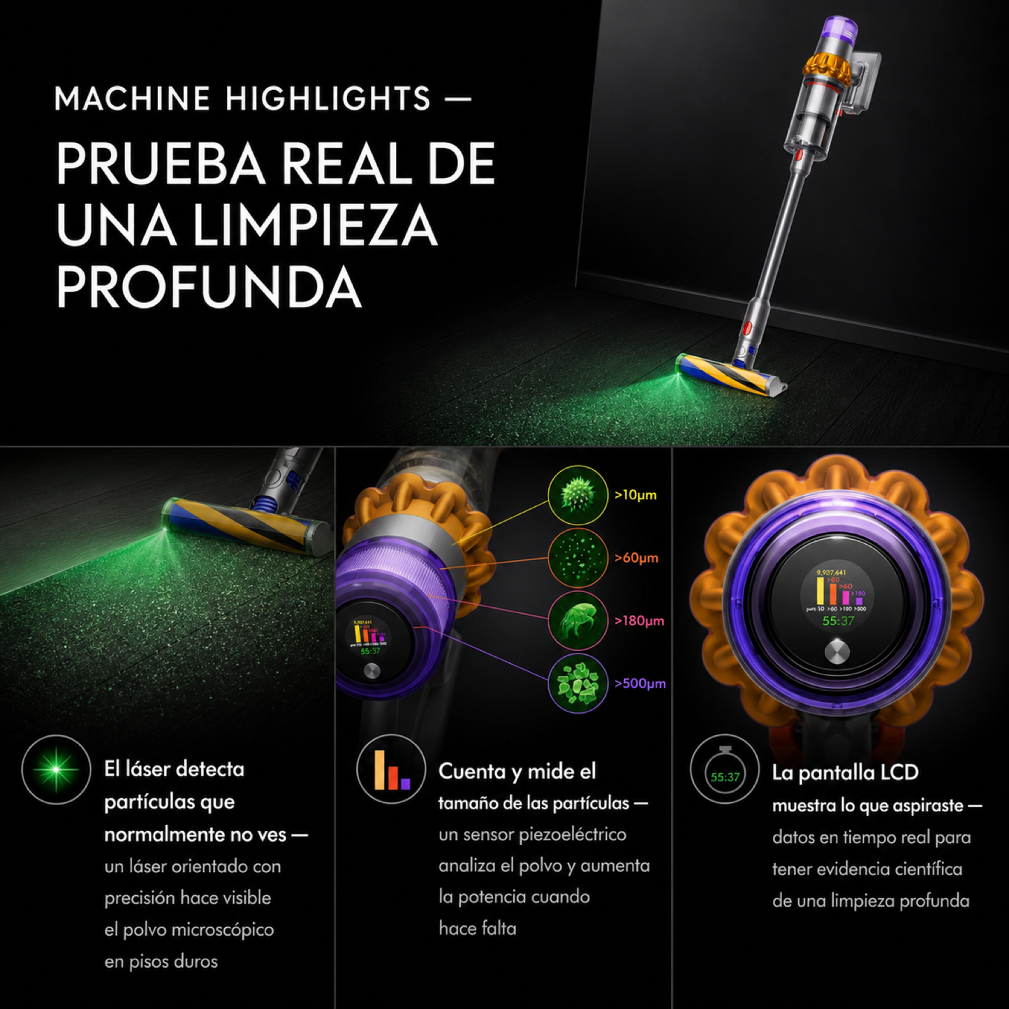 Aspiradora Dyson V15 Detect Extra Premium