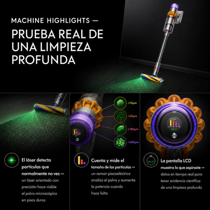 Aspiradora Dyson V15 Detect Total Clean Extra Inalámbrica