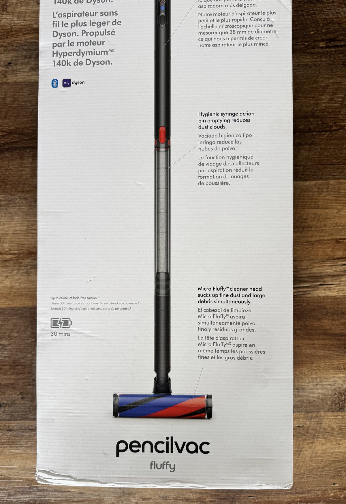 Aspiradora Dyson PencilVac Fluffy Inalámbrica Pisos Duros