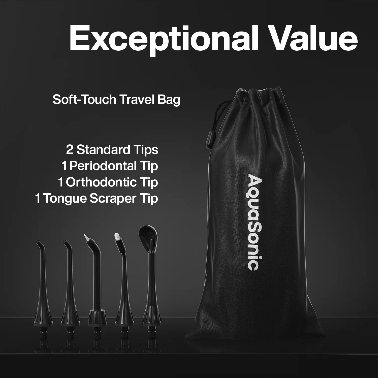 Aquasonic Aqua Flosser Irrigador Bucal Recargable Original