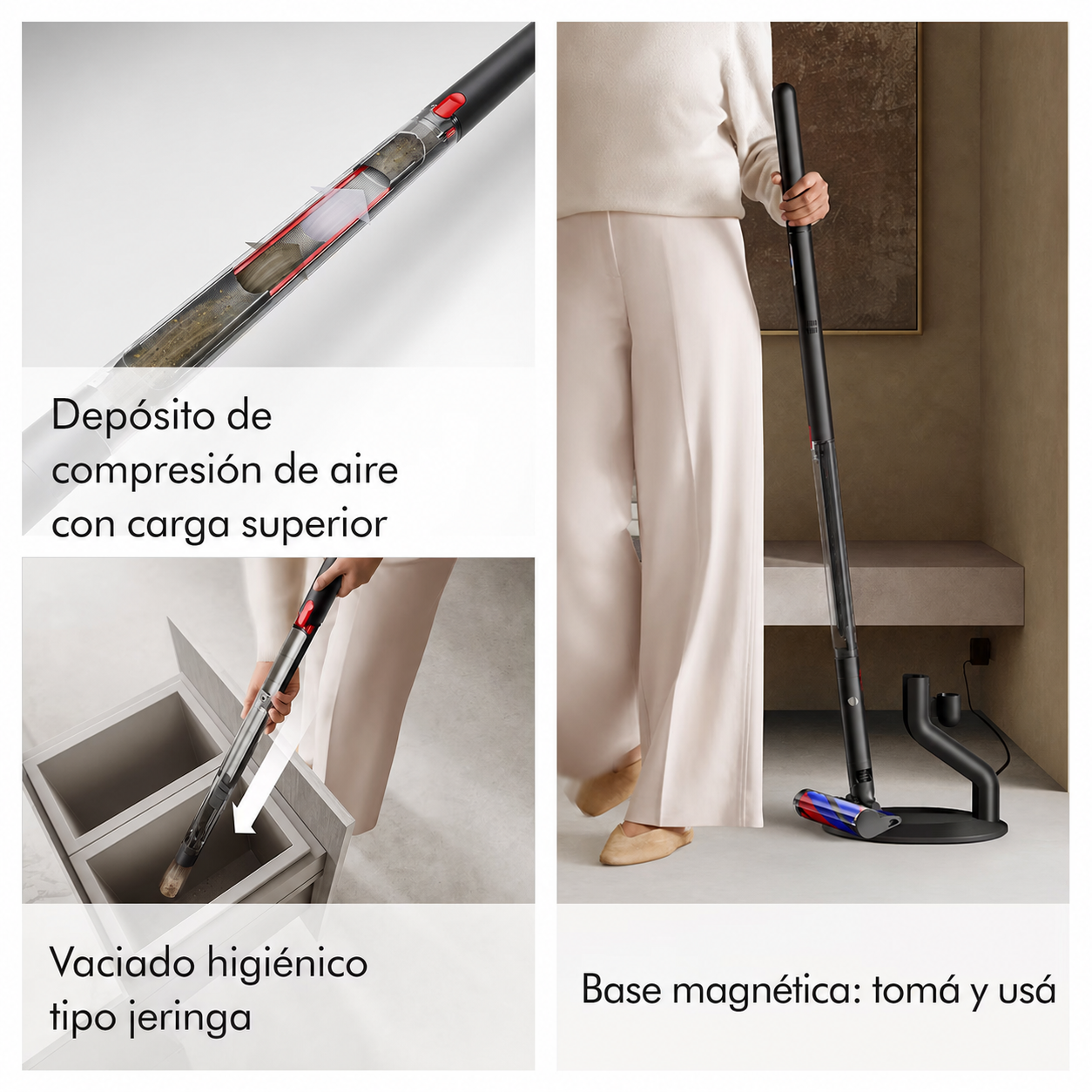 Aspiradora Dyson PencilVac Fluffy Inalámbrica