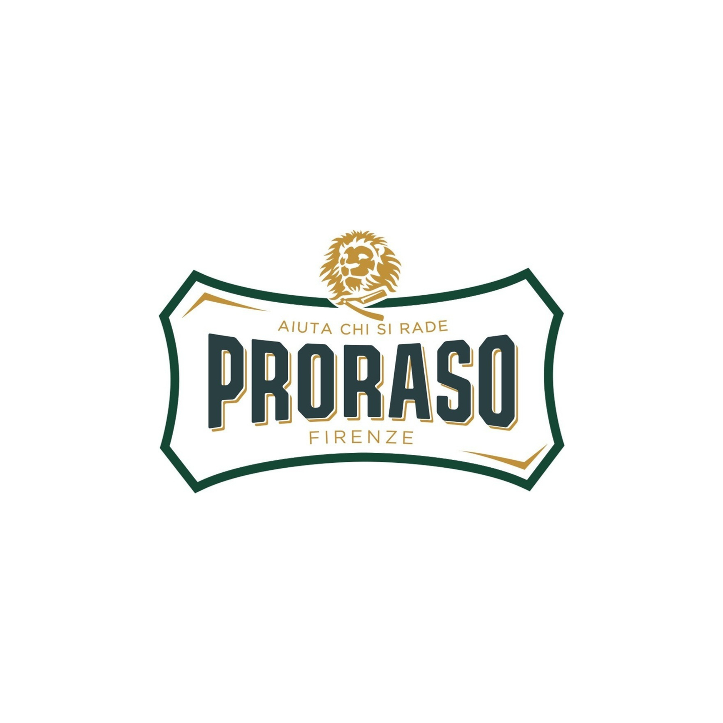 Logotipo oficial de la marca italiana Proraso Firenze