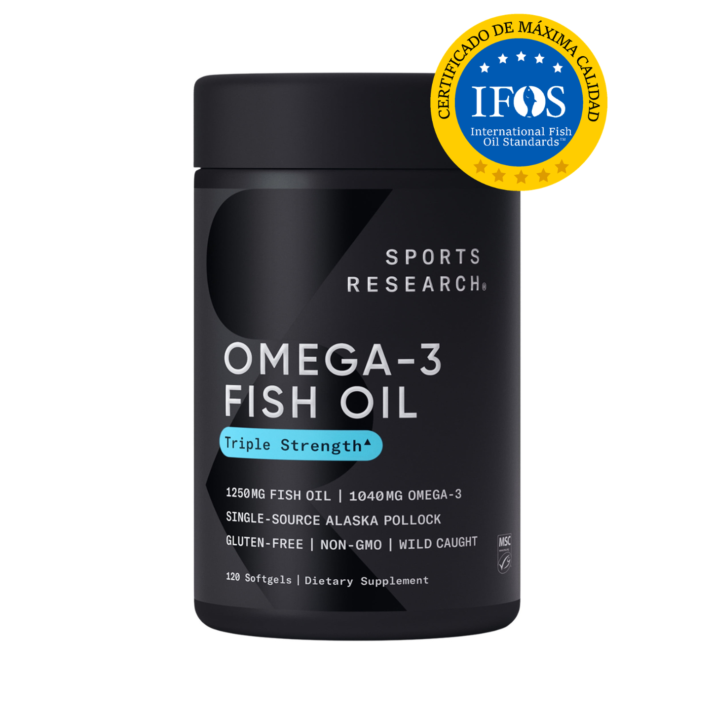 Sports Research Omega 3 Premium 1250mg Original EEUU
